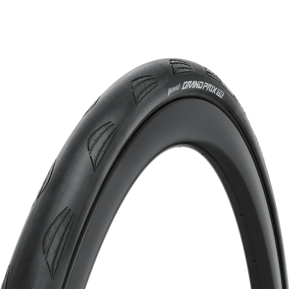 Покришка Continental Grand Prix TR Black з чорною боковиною, вигляд під кутом