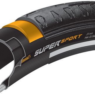 Поперечний зріз покришки Continental Super Sport Plus, що відображає внутрішню структуру шарів