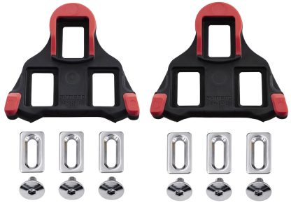 Оригінальні шипи Shimano SPD-SL SM-SH10 червоного кольору з нульовим люфтом (0°)